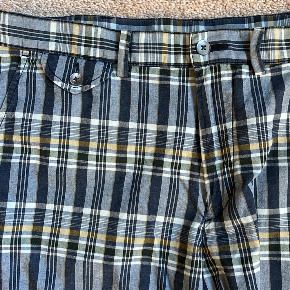 Polo Ralph Lauren Mens Blue Plaid Indian Madras Chino Shorts Size 34 - Picture 6 of 8